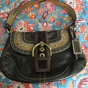 Coach leather bag